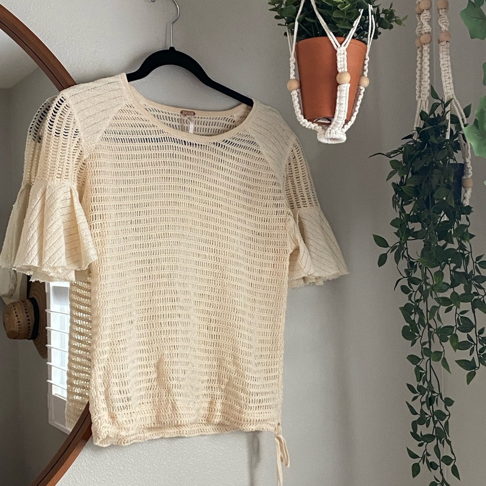 Free People crotchet top